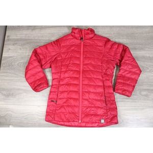 REI Co Op Lightweight Puffer Full Zip Down Winter Ski Jacket Women's Small Pink